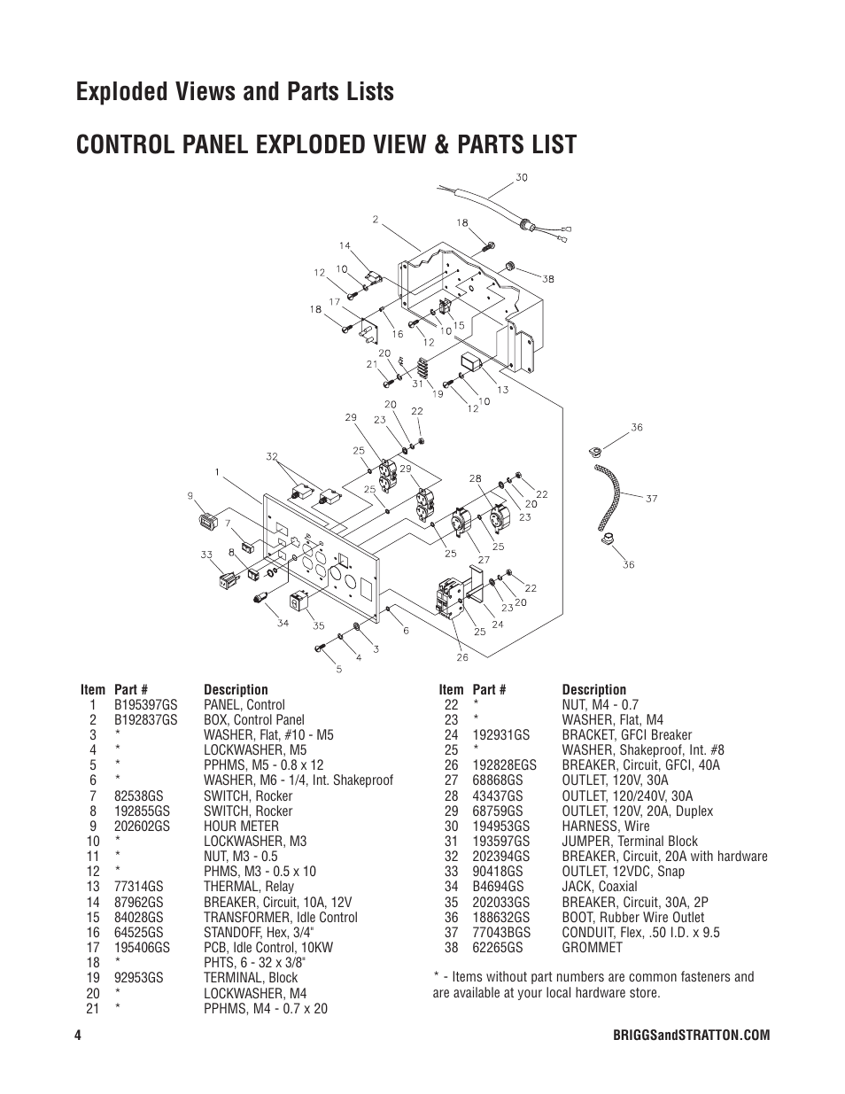 Briggs & Stratton 30382 User Manual | Page 4 / 6