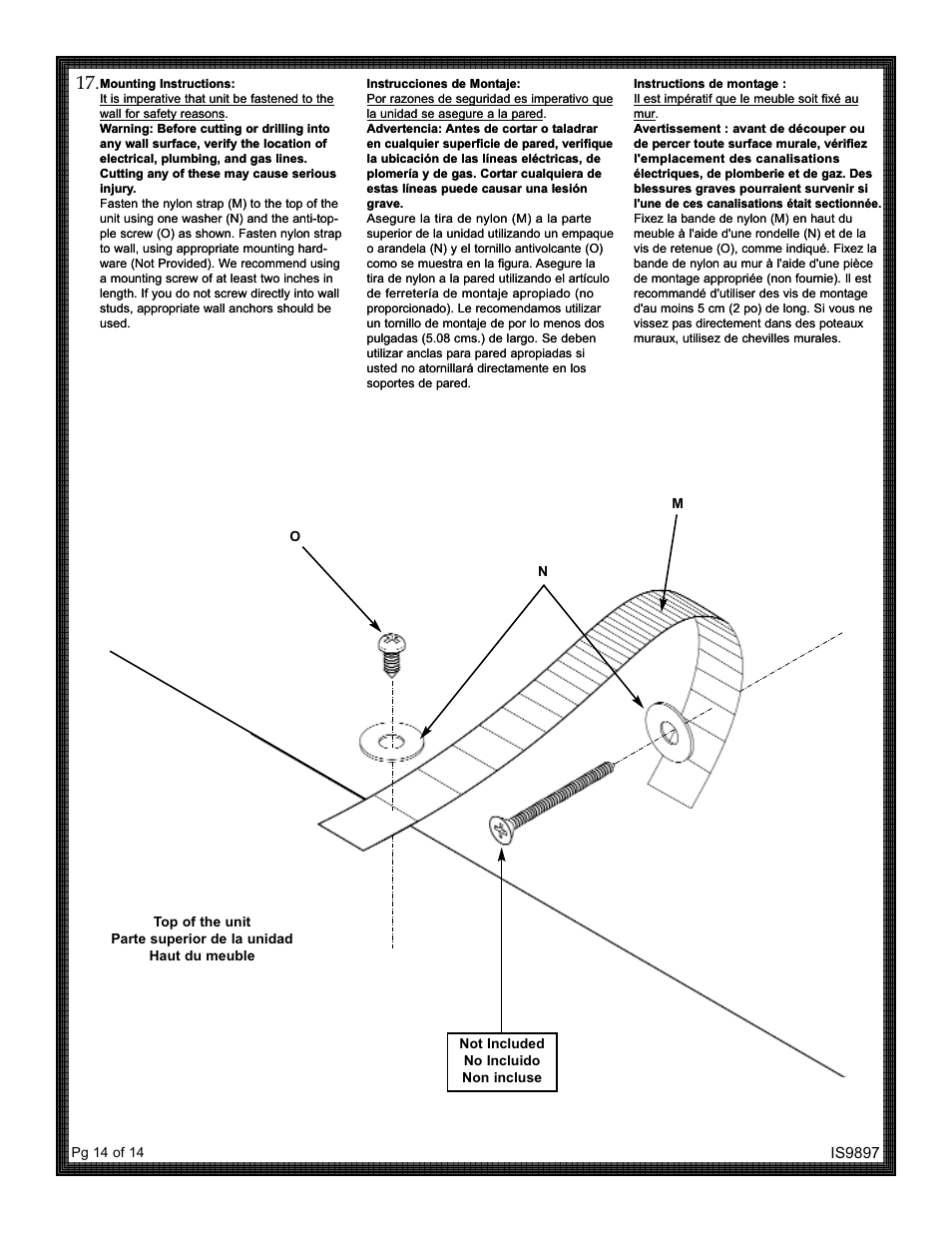 ZPC 9819WW User Manual | Page 14 / 14