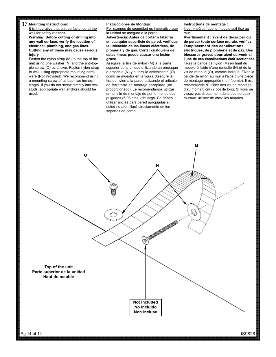 ZPC 9820CH User Manual | Page 14 / 14