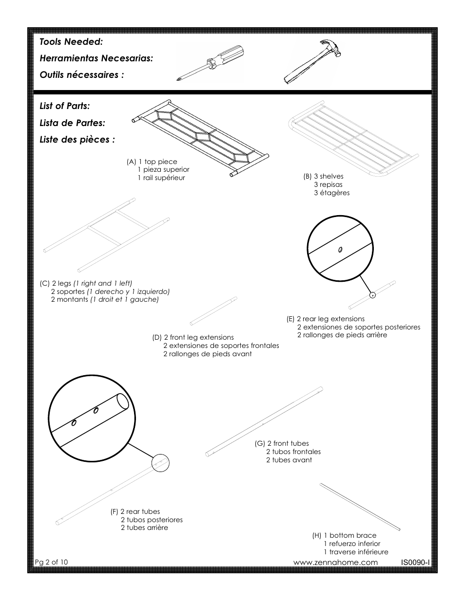 ZPC BBHB75AN User Manual | Page 2 / 10