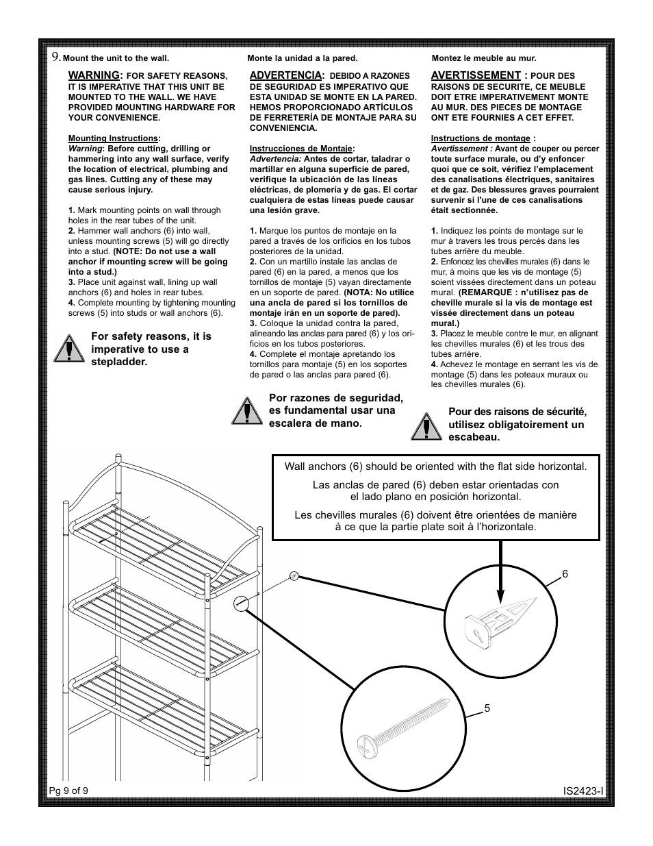 ZPC 2423WW User Manual | Page 9 / 9