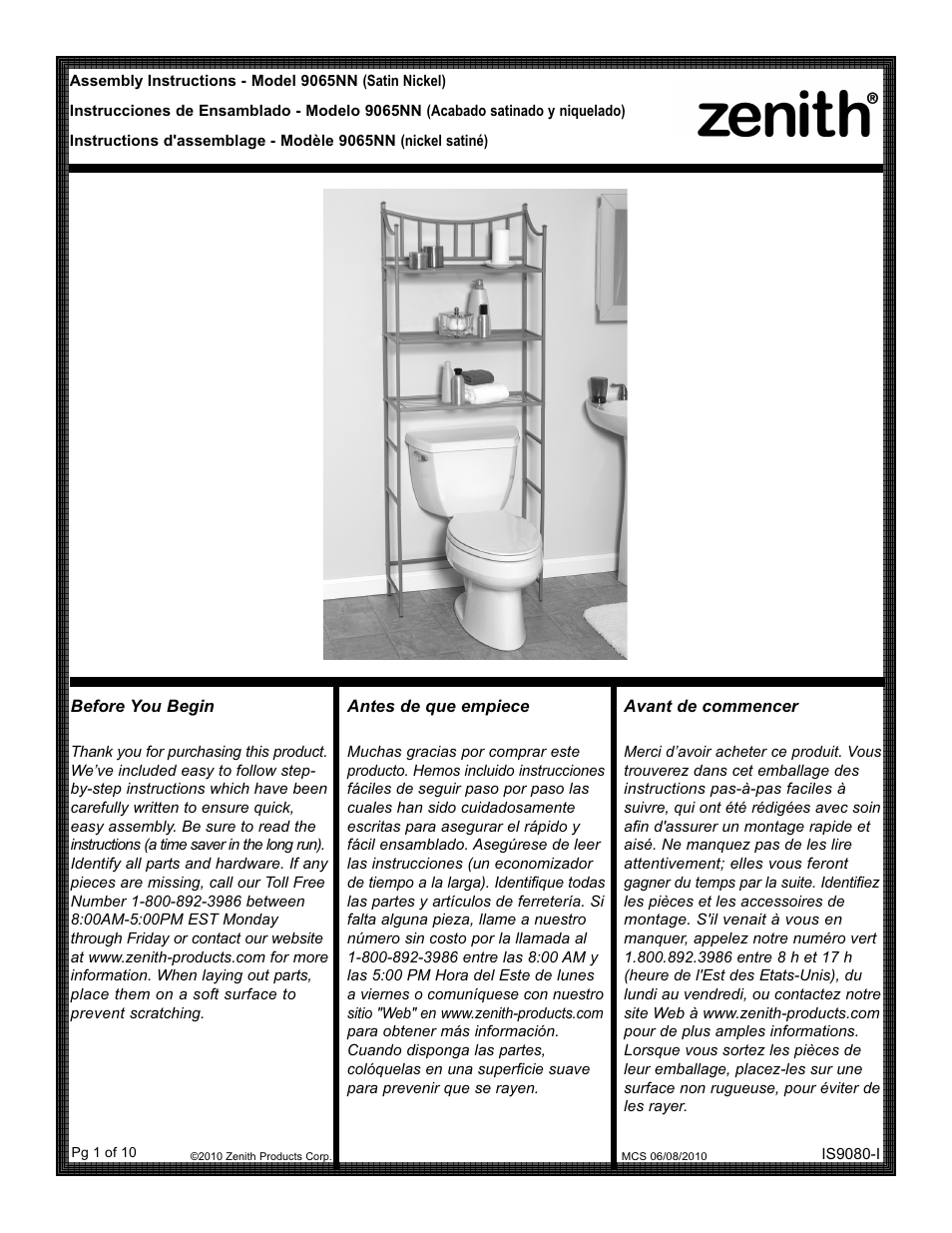 ZPC 9065NN User Manual | 10 pages