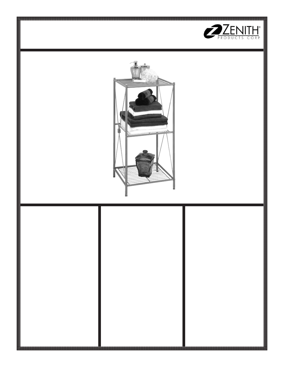 ZPC 2557NN User Manual | 4 pages