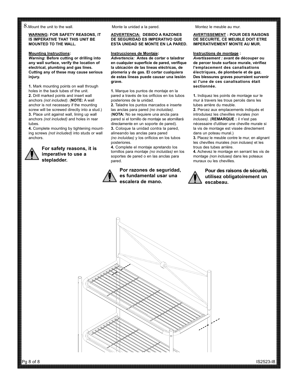 ZPC 2523NN User Manual | Page 8 / 8