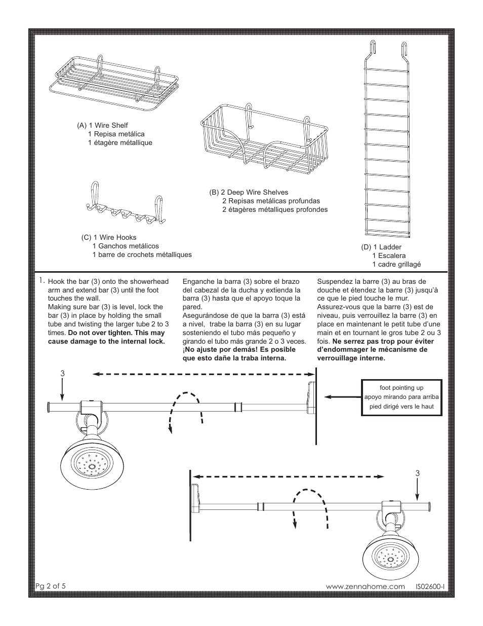 ZPC 2600HB User Manual | Page 2 / 5