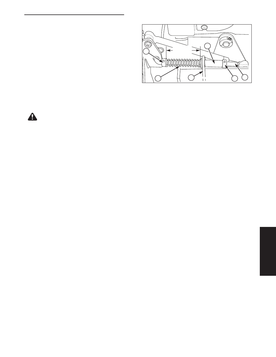 Troubleshooting, adjustment & service, Warning, Troubleshooting | Return-to-neutral adjustment | Briggs & Stratton 5900640 User Manual | Page 37 / 46