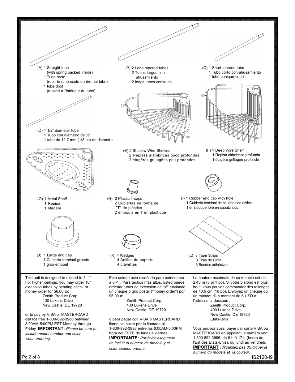 ZPC 2120BC User Manual | Page 2 / 8