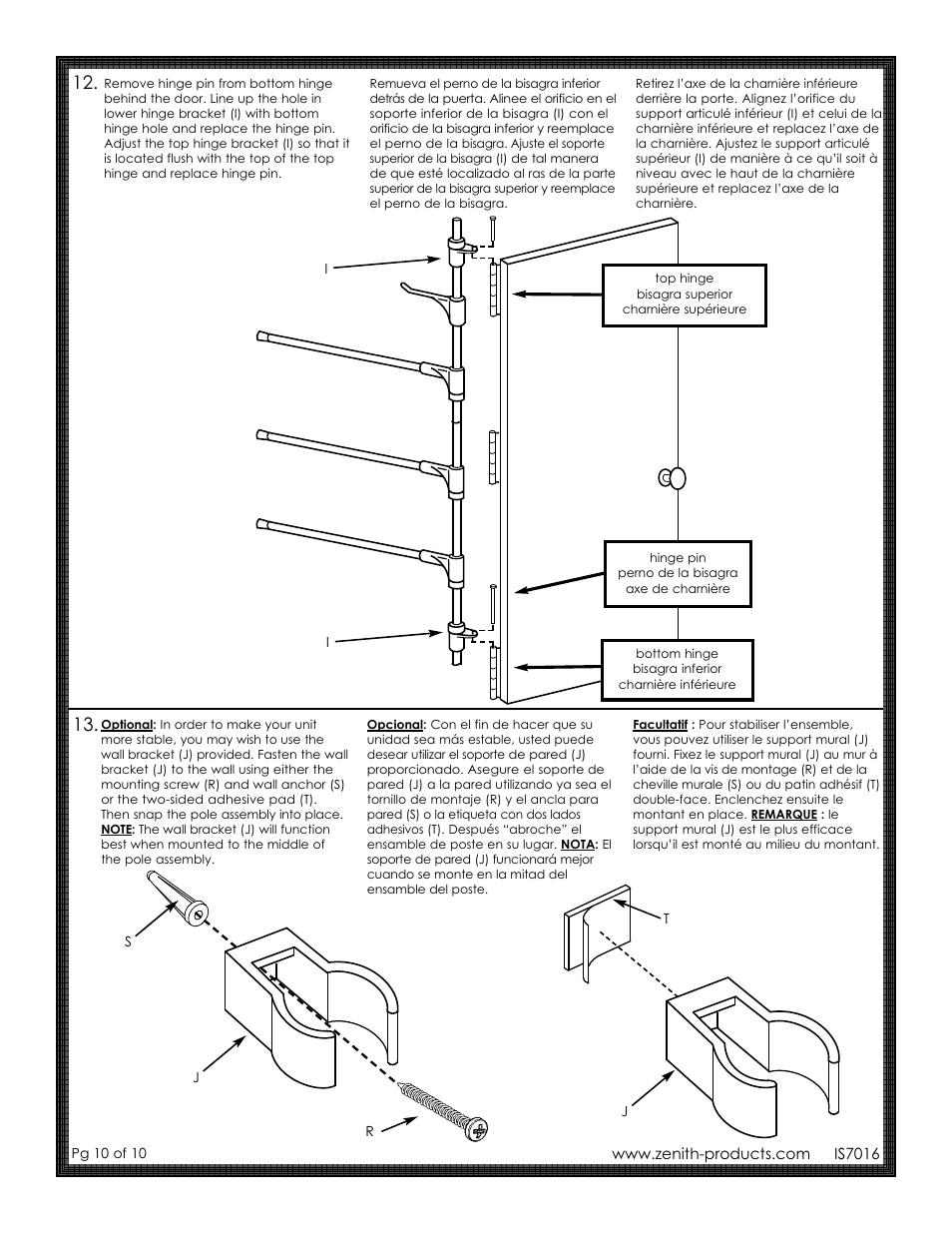 ZPC 7013WP User Manual | Page 10 / 10