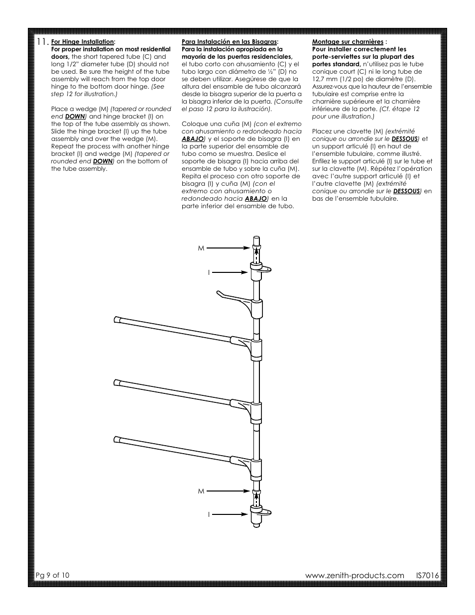 ZPC 7013WP User Manual | Page 9 / 10