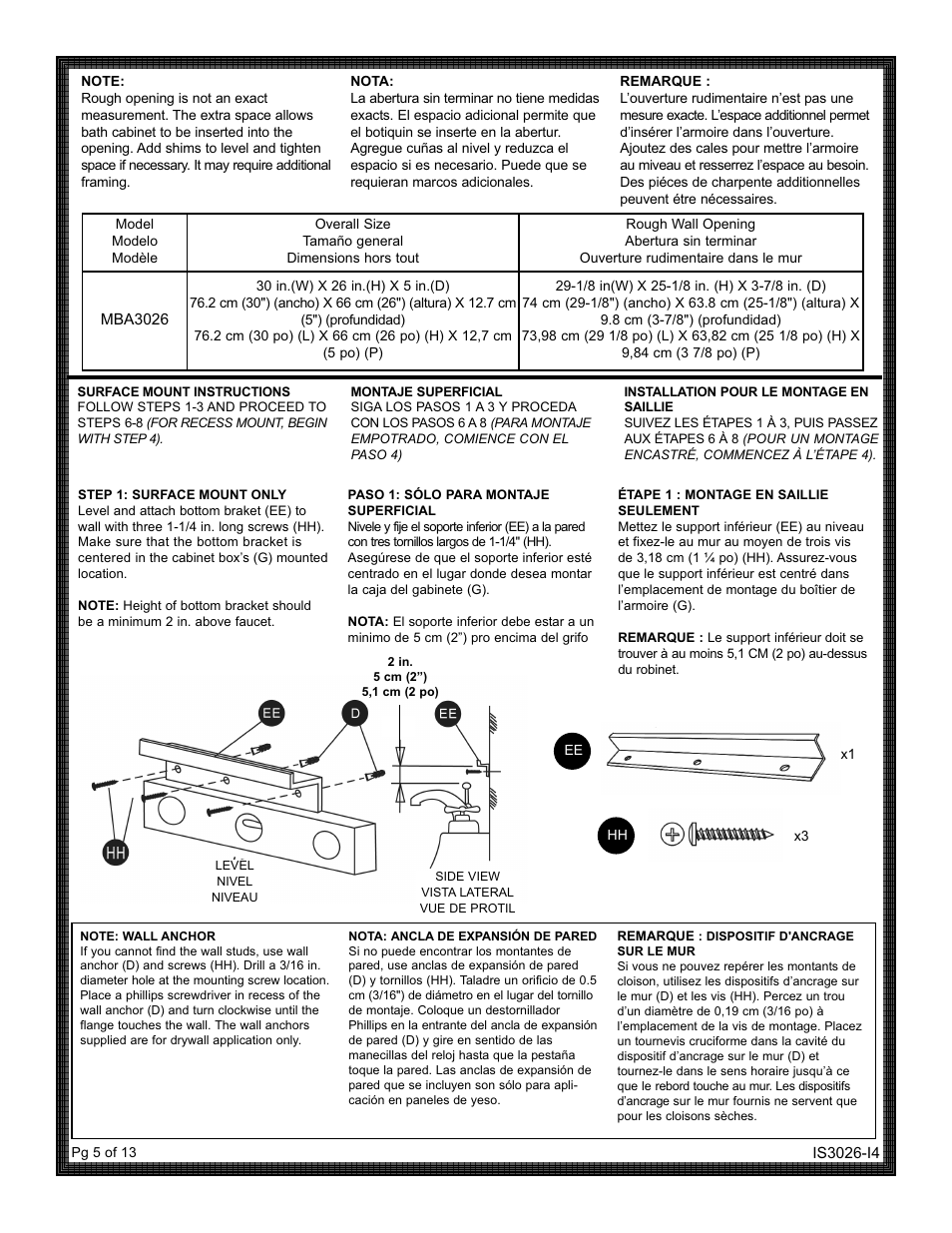 ZPC MBA3026 User Manual | Page 5 / 13