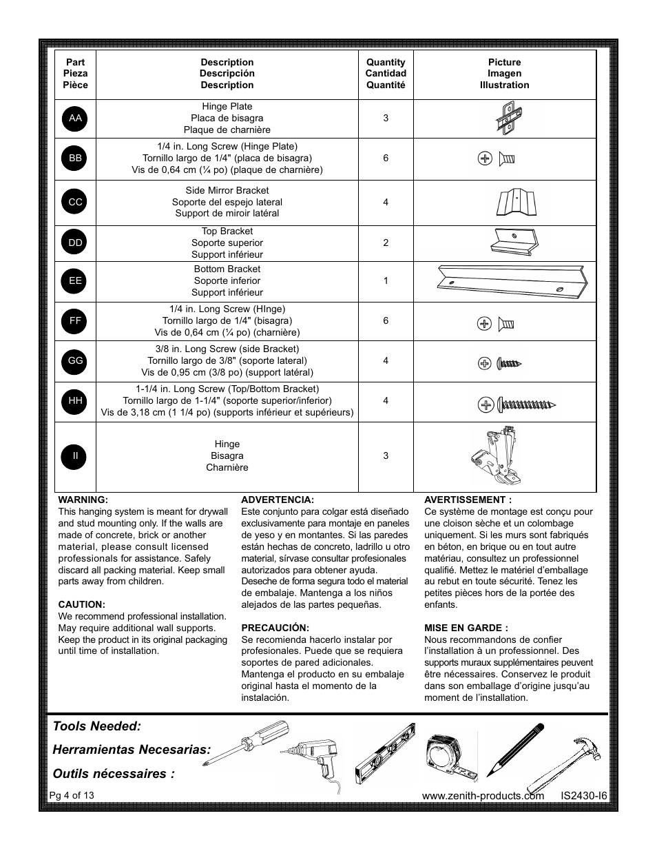 ZPC MRA2430 User Manual | Page 4 / 13