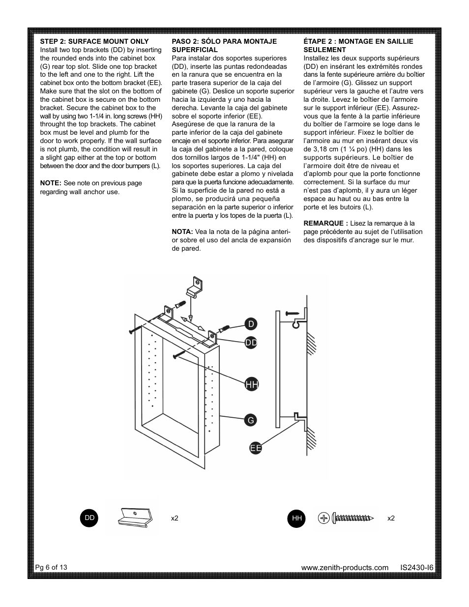 ZPC MRA2430 User Manual | Page 6 / 13