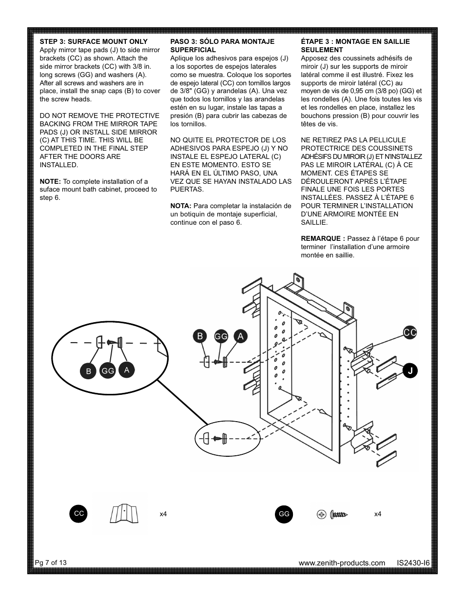 ZPC MRA2430 User Manual | Page 7 / 13