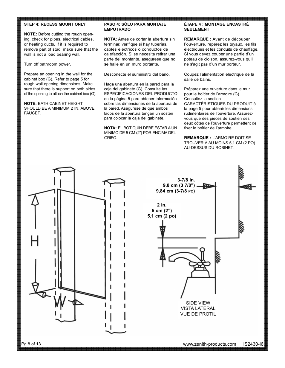 ZPC MRA2430 User Manual | Page 8 / 13