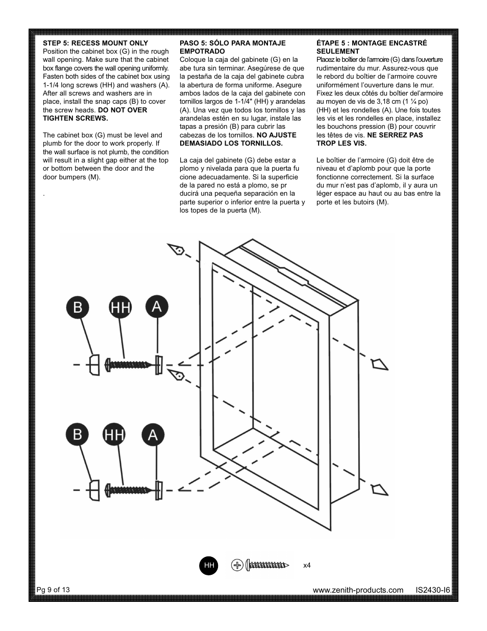 ZPC MRA2430 User Manual | Page 9 / 13