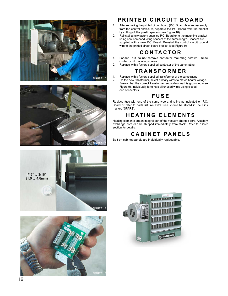 F u s e | CCI Thermal Technologies FX5 - Explosion-Proof Electric Air Unit Heater User Manual | Page 16 / 20