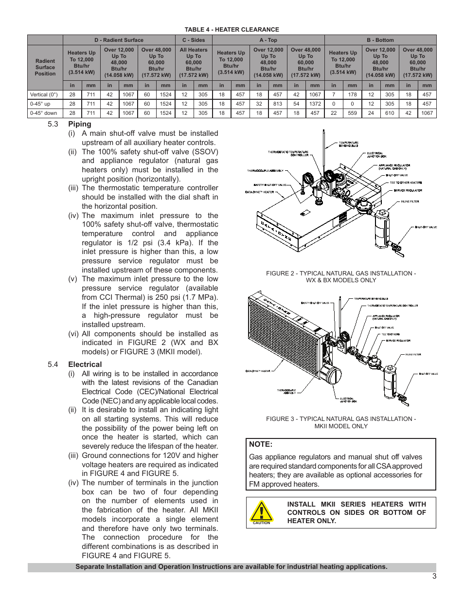 CCI Thermal Technologies G Series - Industrial Infrared Gas Catalytic Heater User Manual | Page 3 / 8