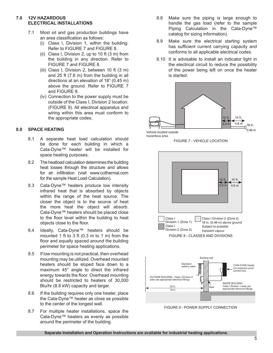 CCI Thermal Technologies G Series - Industrial Infrared Gas Catalytic Heater User Manual | Page 5 / 8
