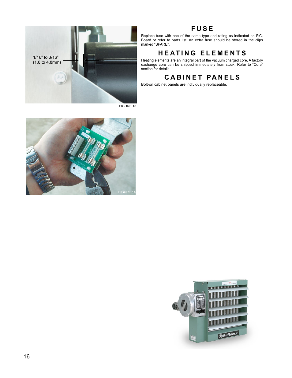 F u s e | CCI Thermal Technologies FX5-SD - Explosion-Proof Electric Air Unit Heater User Manual | Page 16 / 20