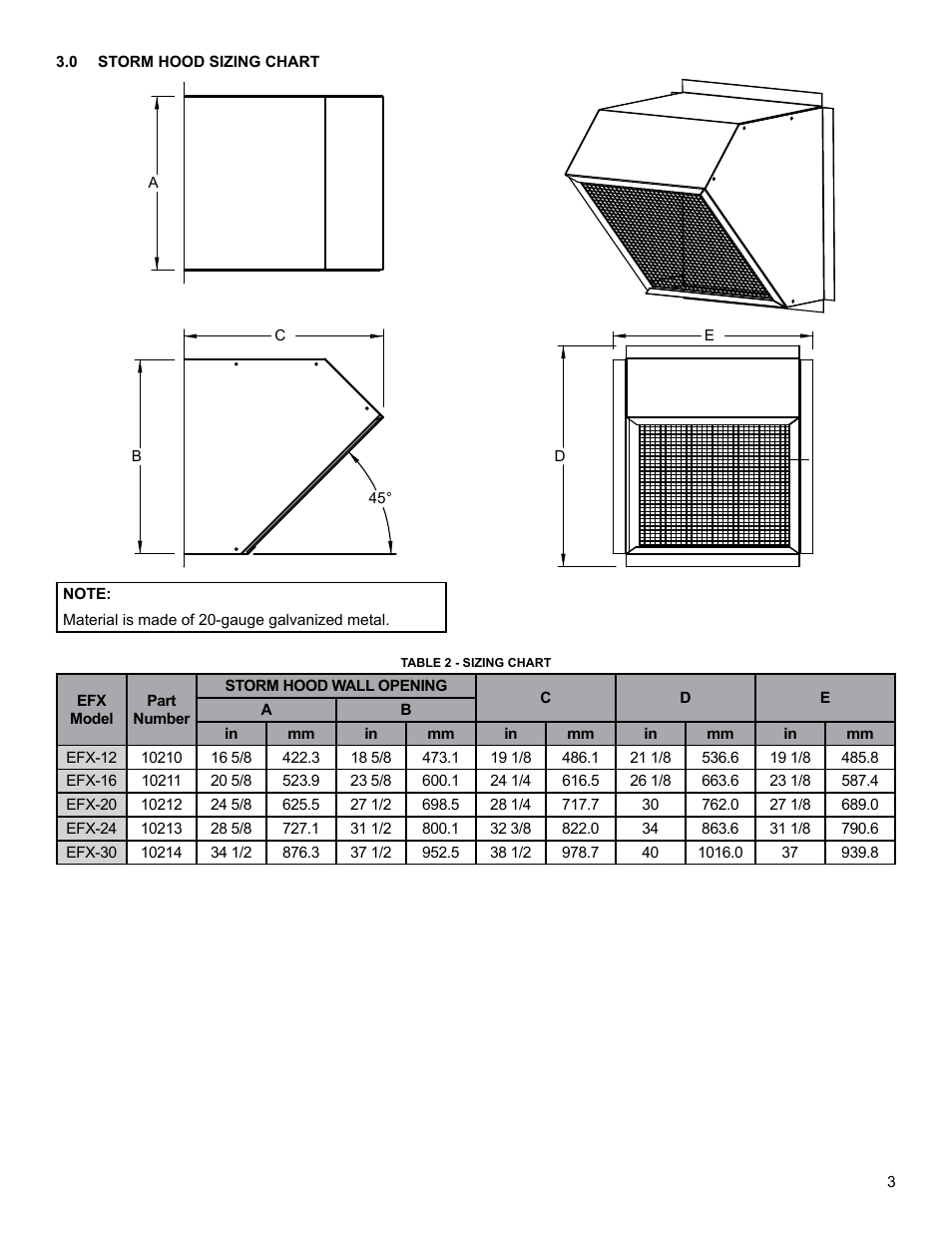 CCI Thermal Technologies EFX Storm Hood User Manual | Page 3 / 4