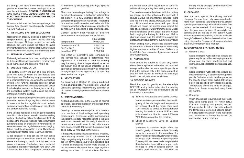 Exide Technologies GB3565 User Manual | Page 3 / 4