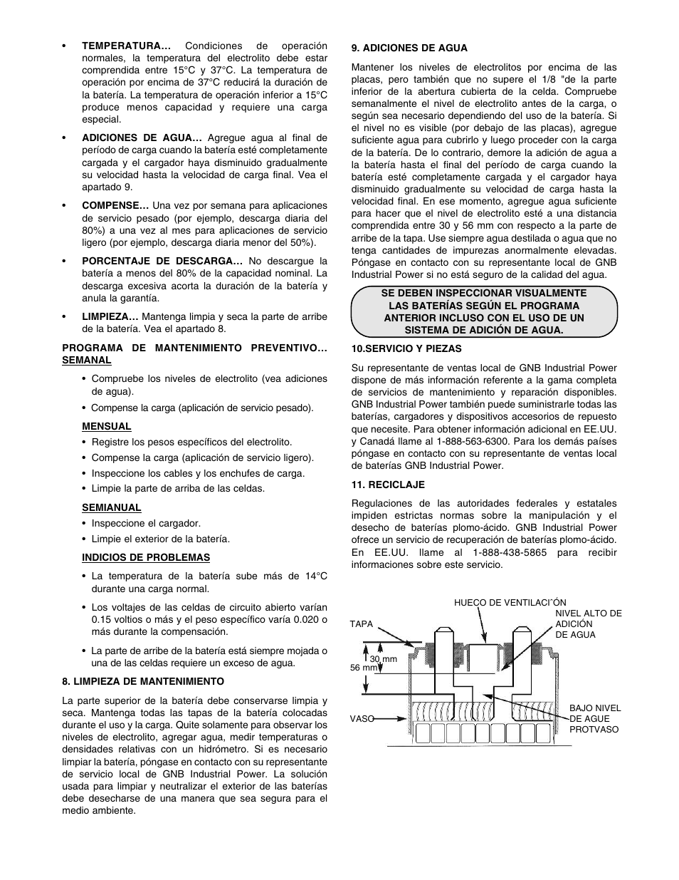 Exide Technologies GB3696 User Manual | Page 5 / 8