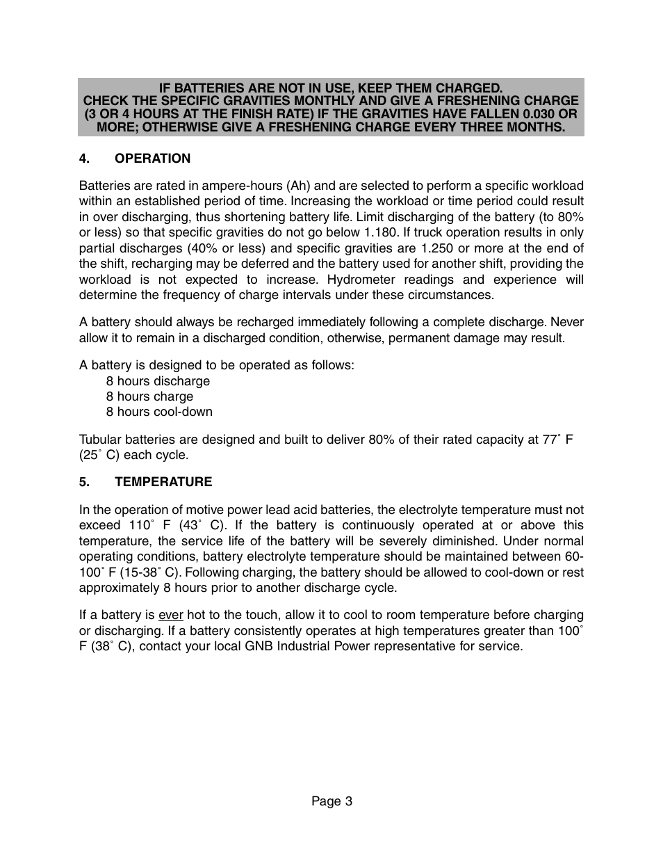 Exide Technologies GB3979 User Manual | Page 5 / 7