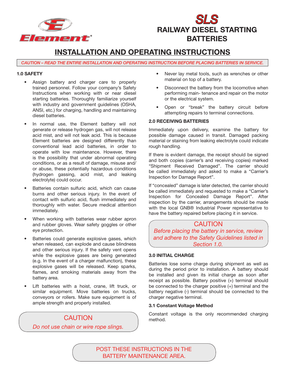 Exide Technologies GB4007 User Manual | 4 pages
