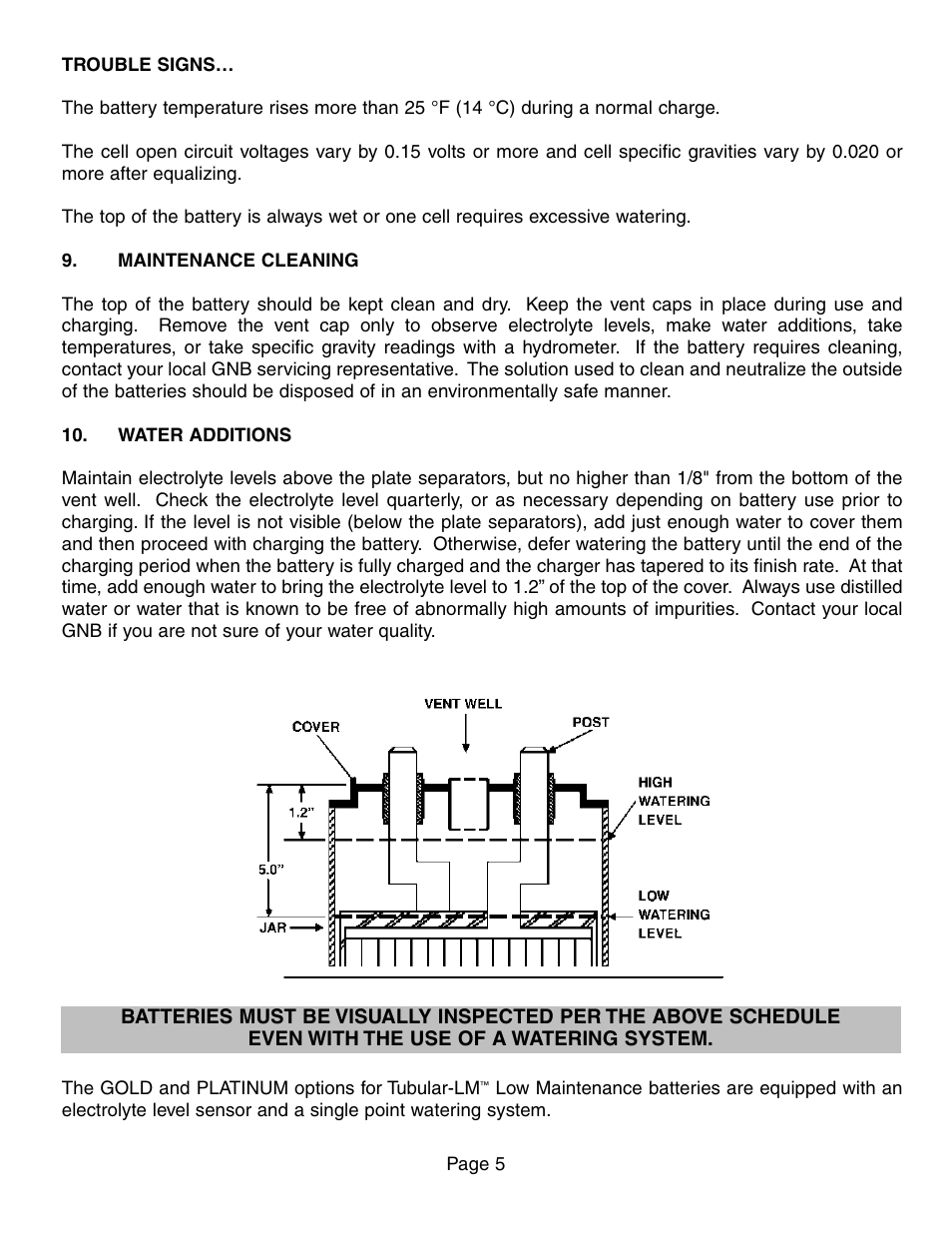 Exide Technologies GB4013 User Manual | Page 5 / 8