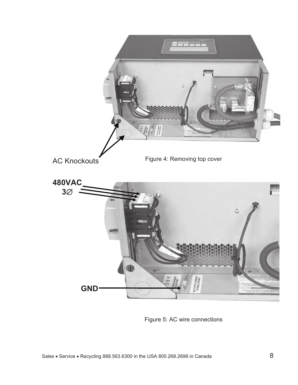 480vac 3   gnd | Exide Technologies GB4109 User Manual | Page 11 / 32