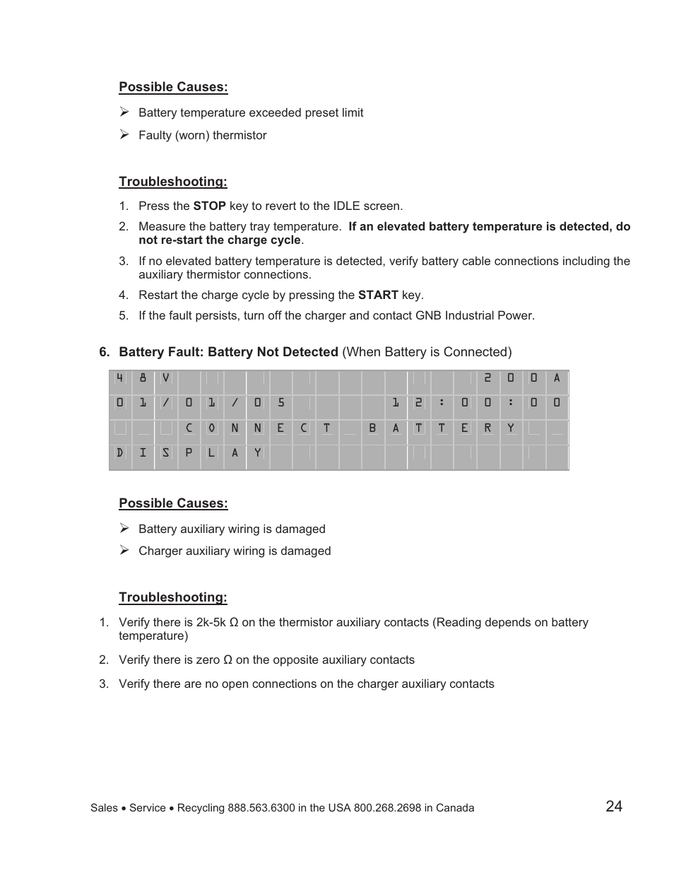 Exide Technologies GB4109 User Manual | Page 27 / 32