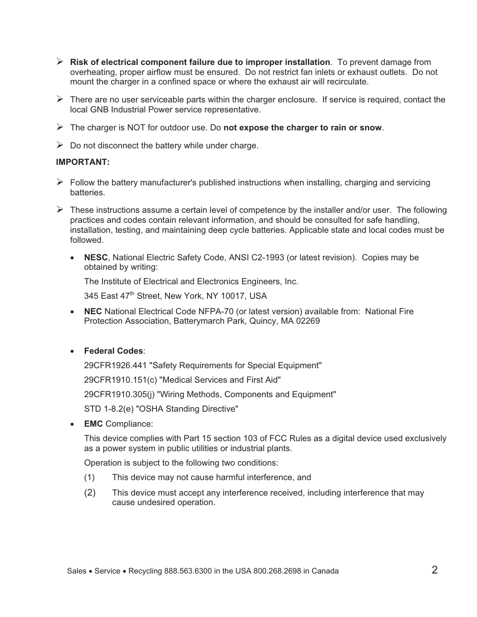 Exide Technologies GB4109 User Manual | Page 5 / 32