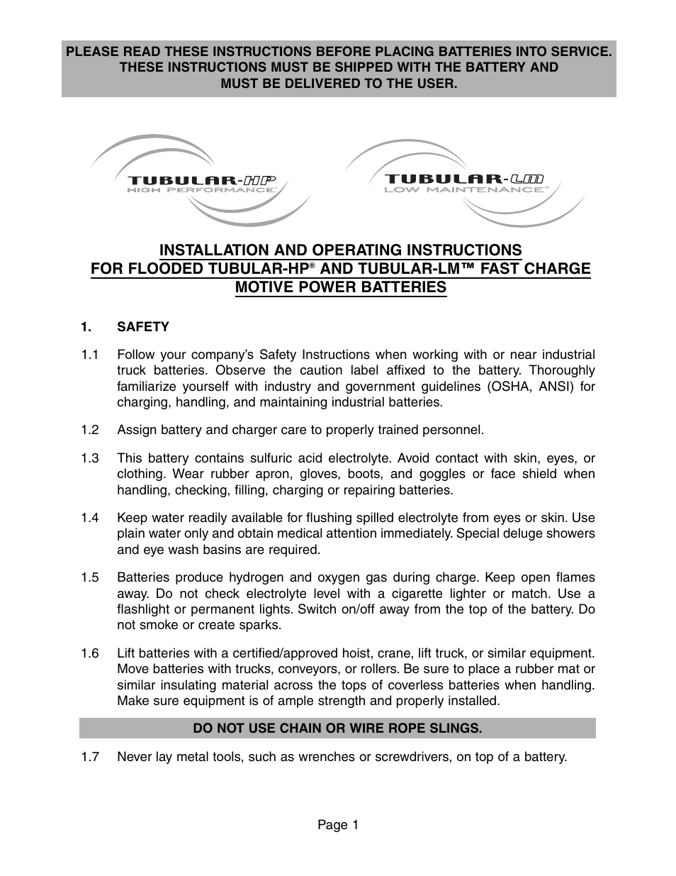 Exide Technologies GB4146 User Manual | 8 pages
