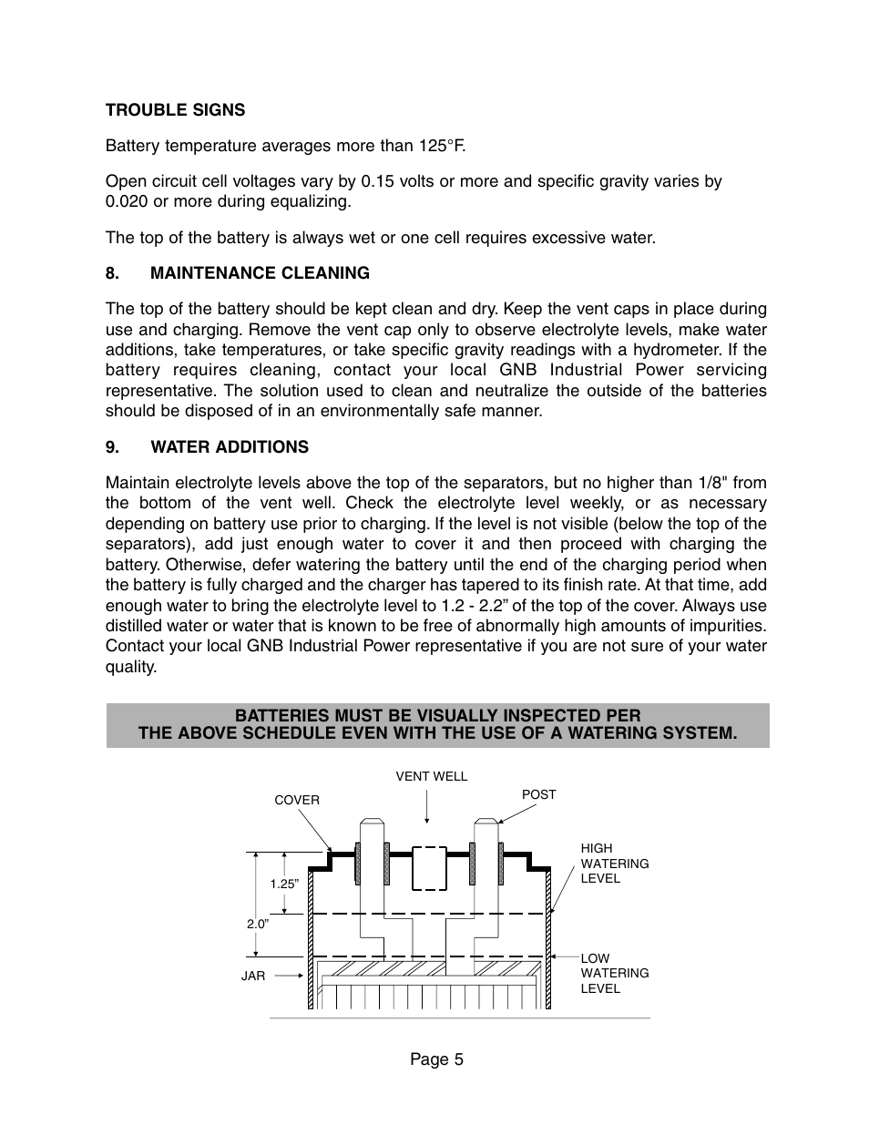 Exide Technologies GB4146 User Manual | Page 5 / 8