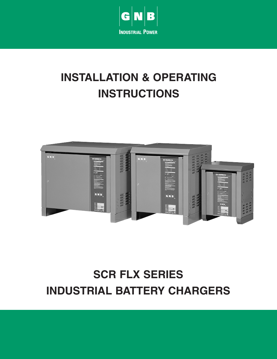 Exide Technologies SCRFLX Charger User Manual | 38 pages