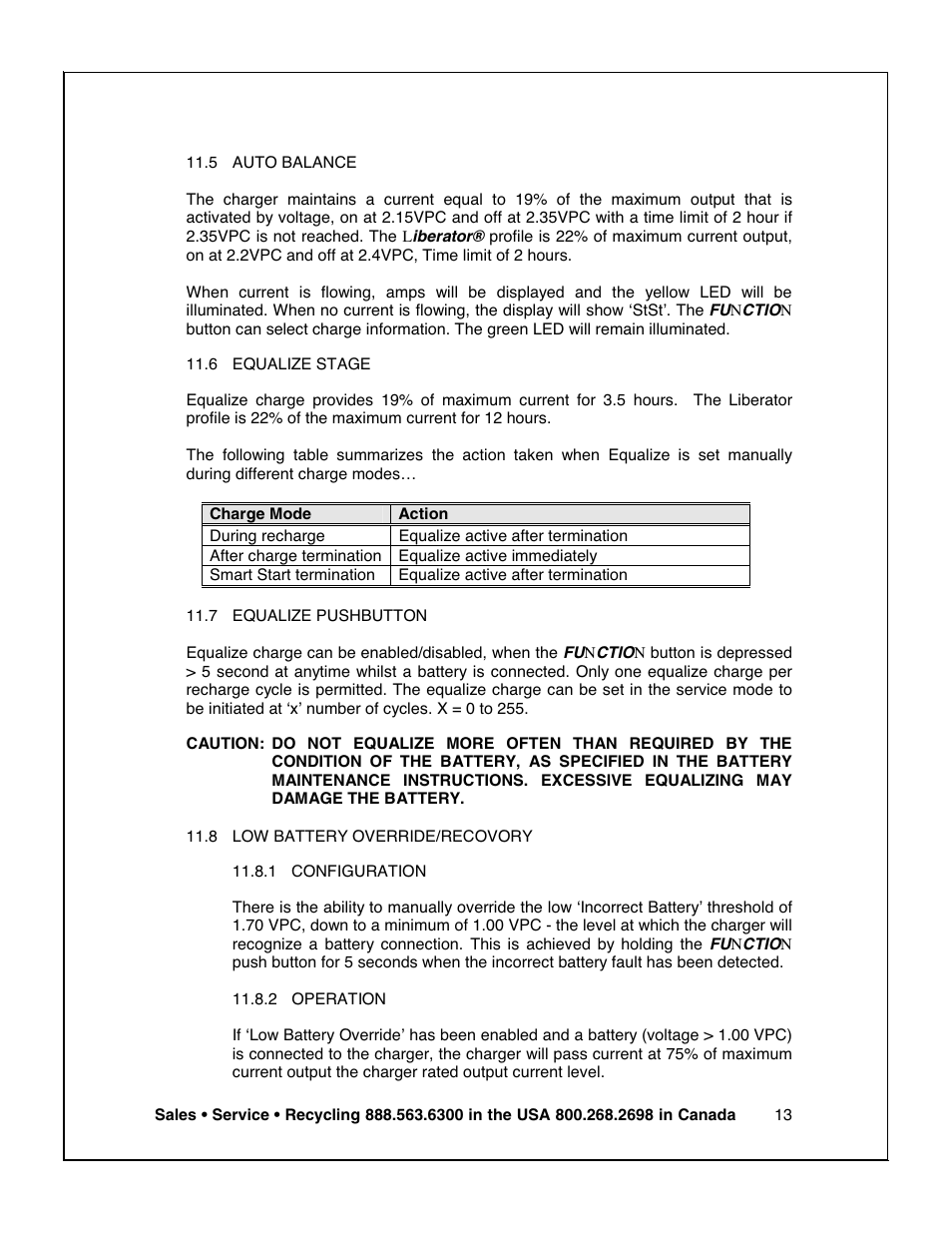 Exide Technologies V19CIL5200ULS User Manual | Page 14 / 28