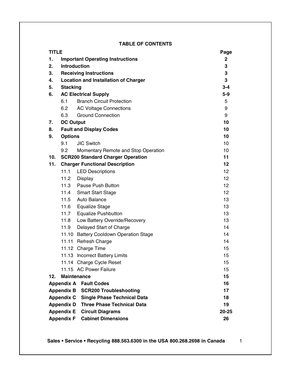 Exide Technologies V19CIL5200ULS User Manual | Page 2 / 28