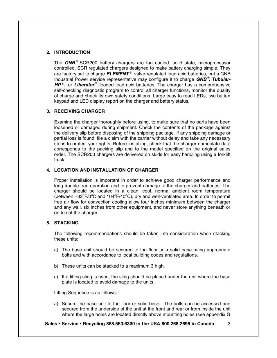Exide Technologies V19CIL5200ULS User Manual | Page 4 / 28