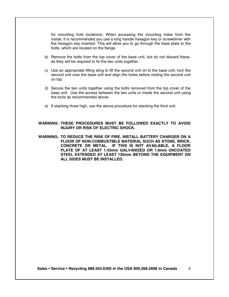 Exide Technologies V19CIL5200ULS User Manual | Page 5 / 28