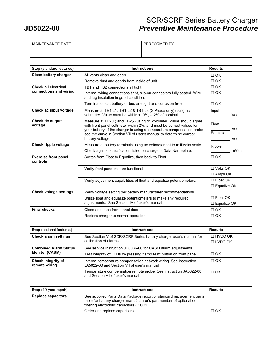 Exide Technologies JA5009-00 User Manual | Page 67 / 68