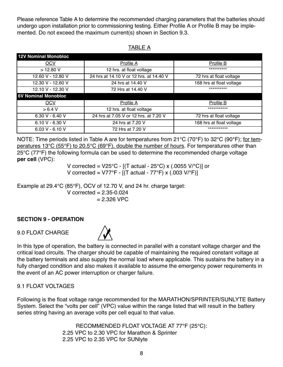 Exide Technologies Section 92.30 User Manual | Page 11 / 18