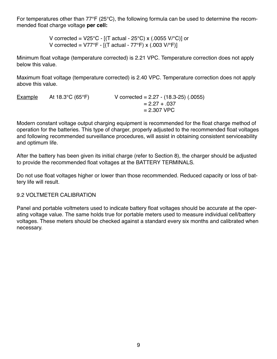 Exide Technologies Section 92.30 User Manual | Page 12 / 18