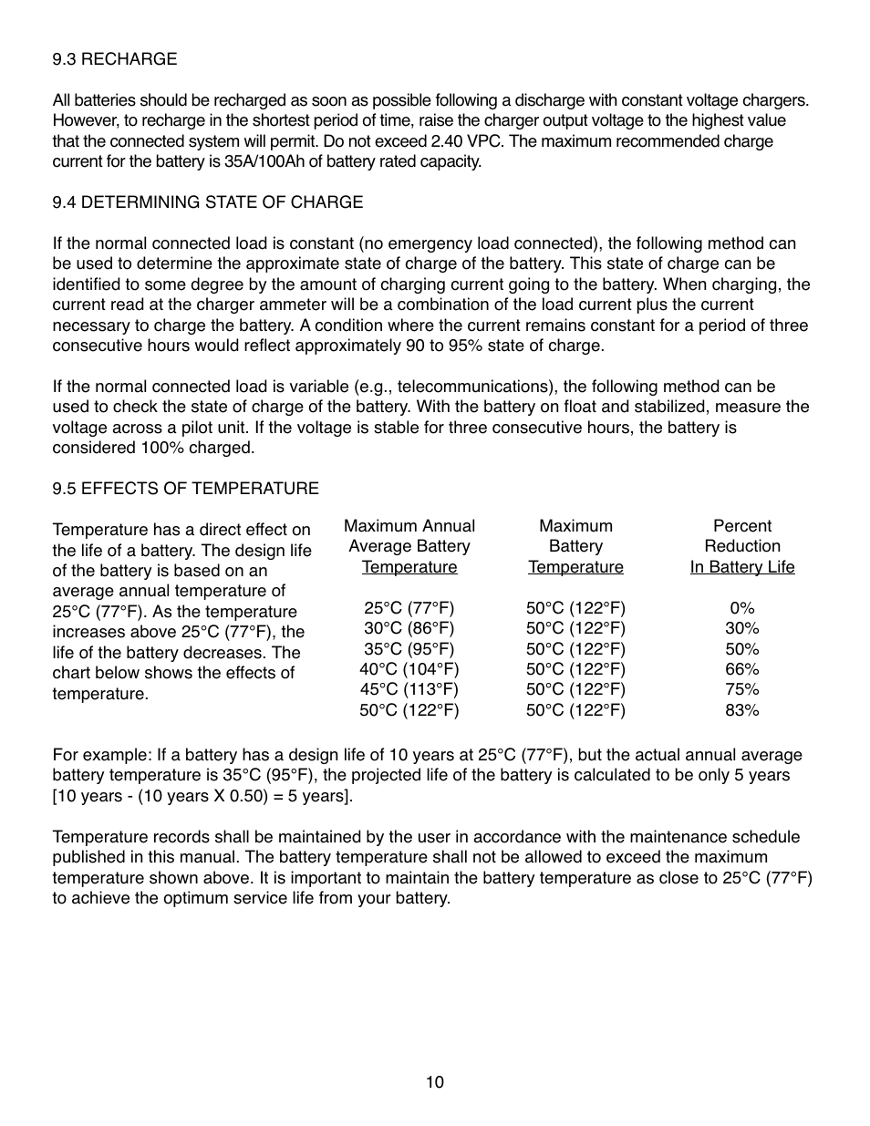Exide Technologies Section 92.30 User Manual | Page 13 / 18