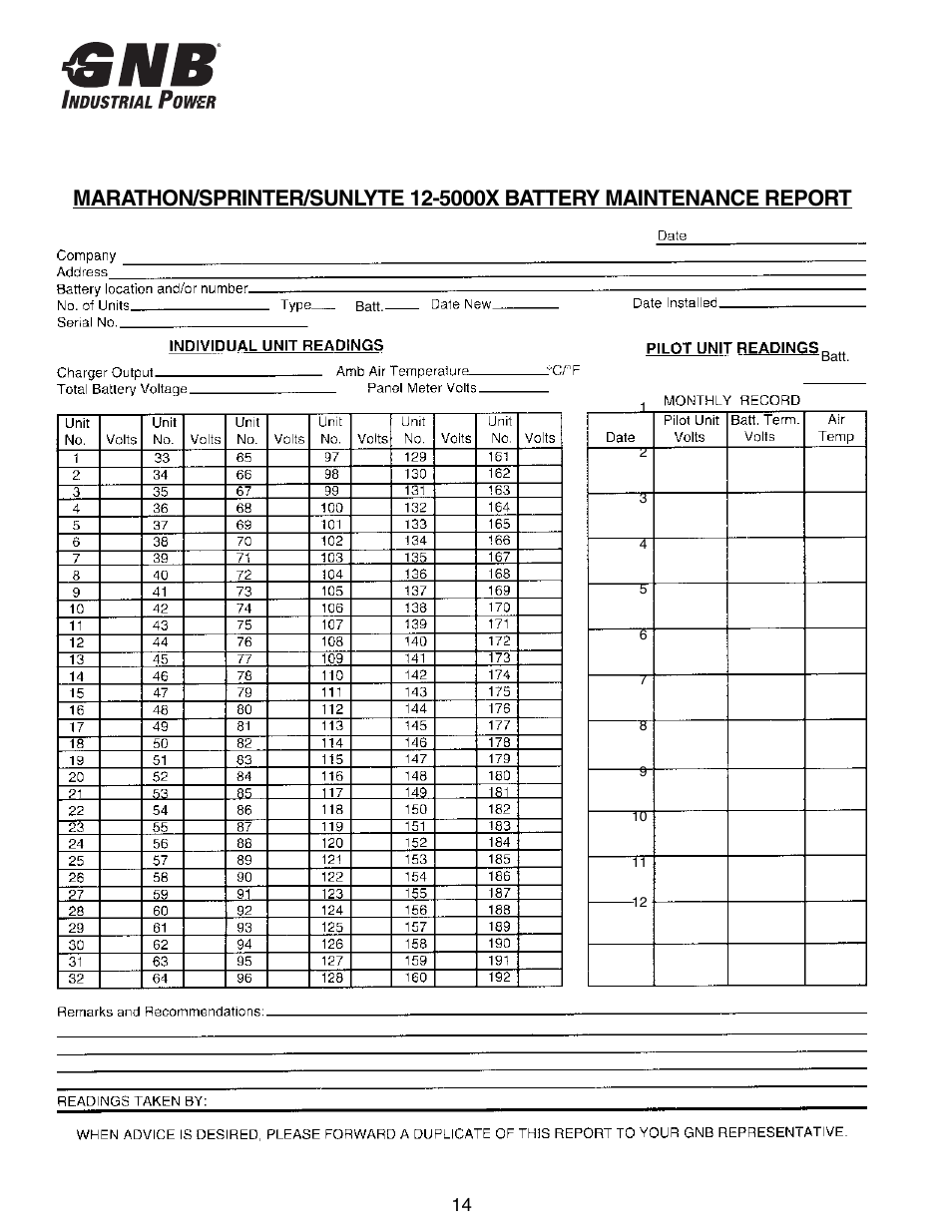 Exide Technologies Section 92.30 User Manual | Page 17 / 18