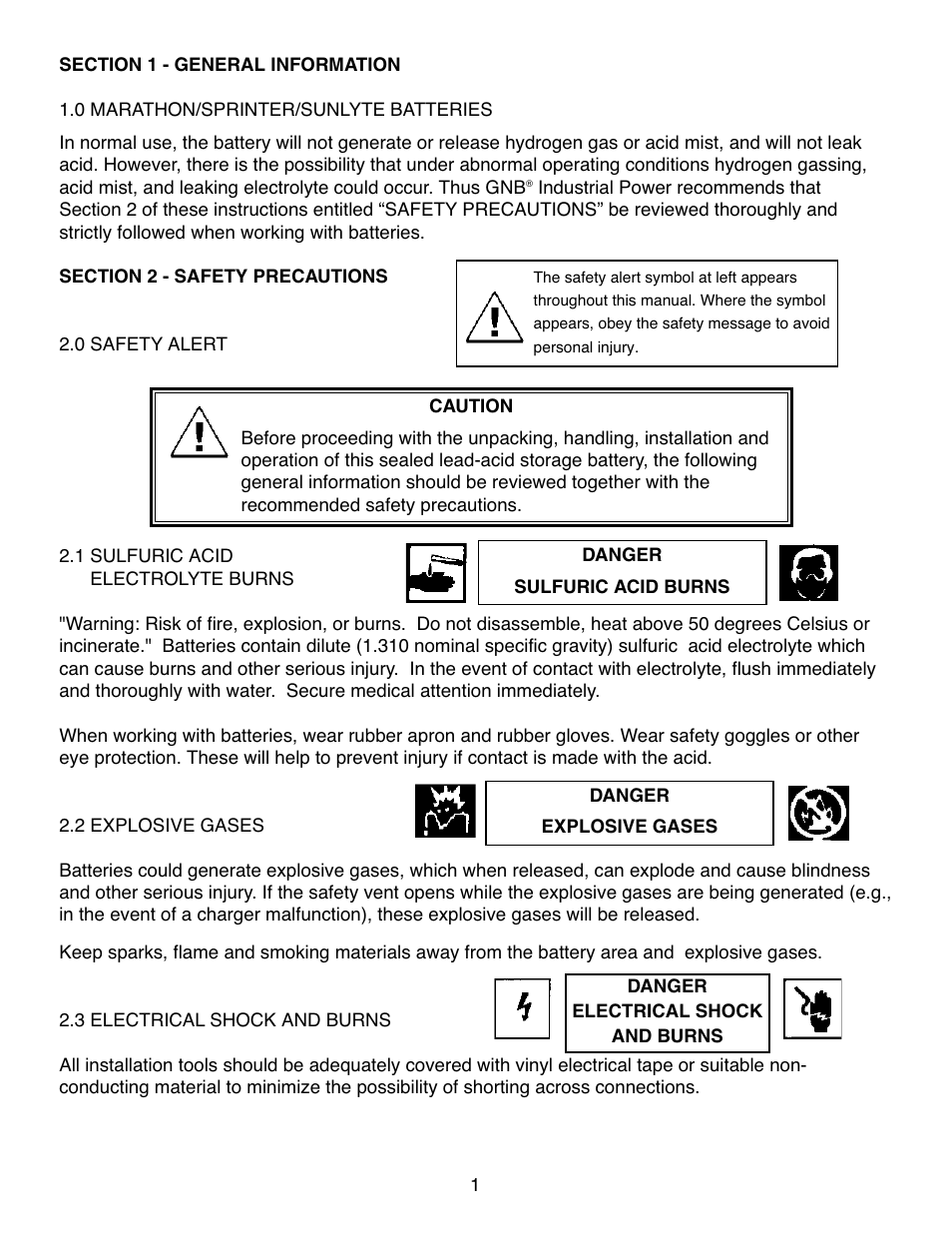 Exide Technologies Section 92.30 User Manual | Page 4 / 18