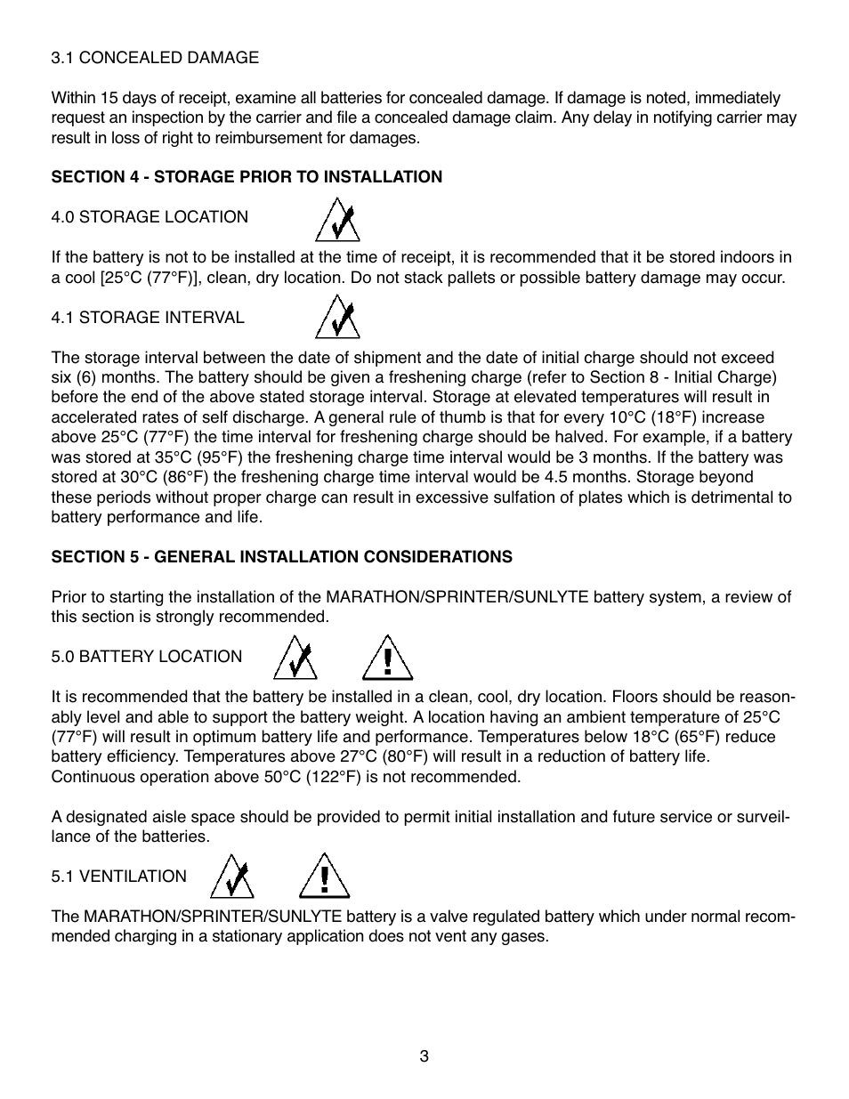 Exide Technologies Section 92.30 User Manual | Page 6 / 18