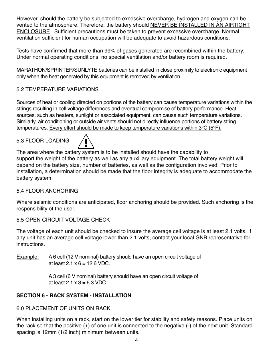 Exide Technologies Section 92.30 User Manual | Page 7 / 18