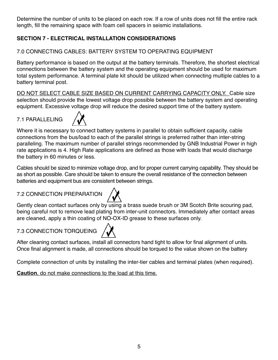 Exide Technologies Section 92.30 User Manual | Page 8 / 18