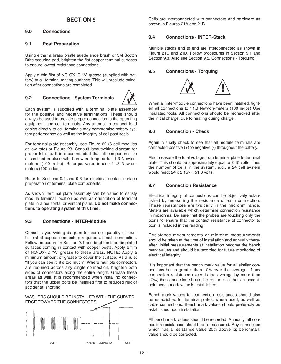 Exide Technologies Section 92.61 User Manual | Page 16 / 32