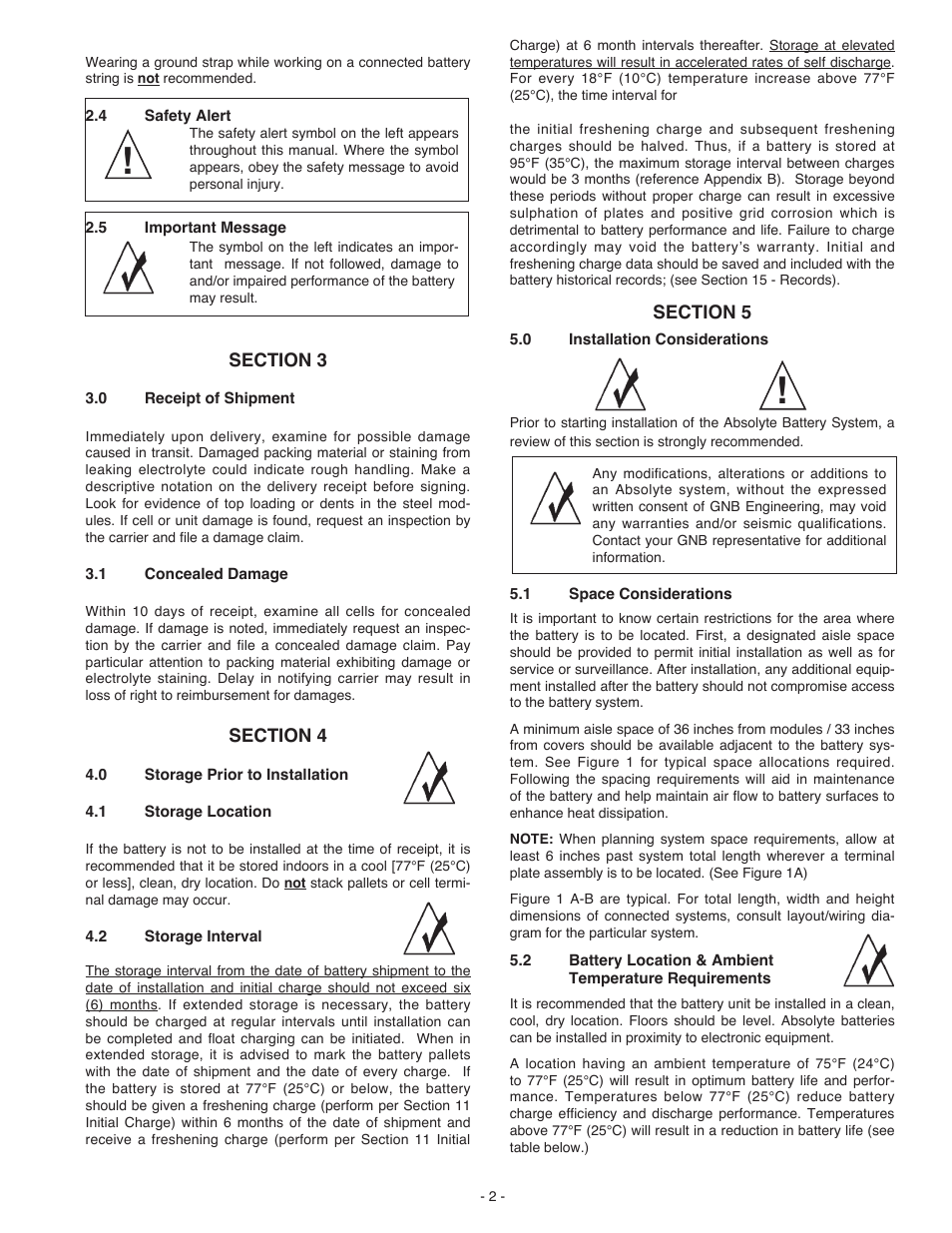 Exide Technologies Section 92.61 User Manual | Page 6 / 32